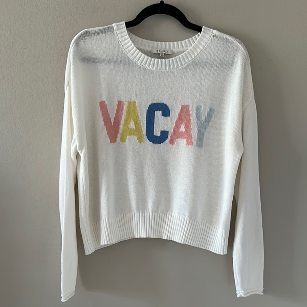Z SUPPLY Sienna Vacay Sweater Size small - Picture 4 of 8